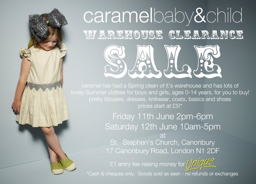 CARAMEL BABY & CHILD SAMPLE SALE