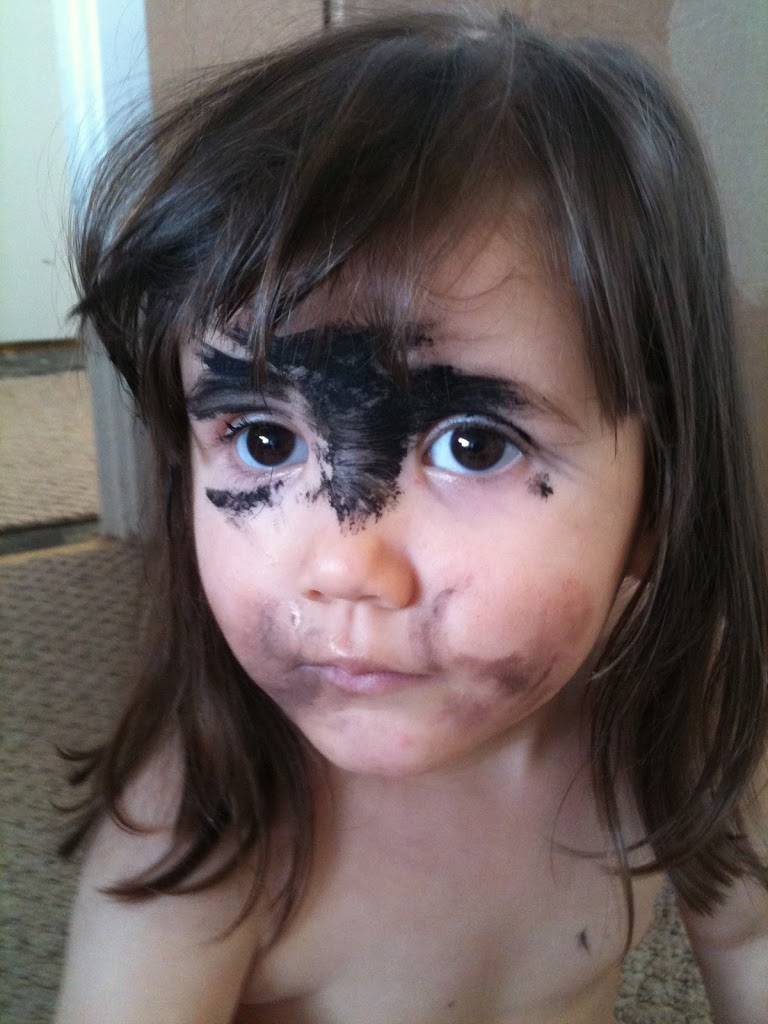 WHEN KIDS AND MASCARAS COLLIDE…