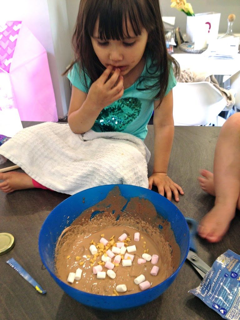 angel delight homemade icecream marshmallow