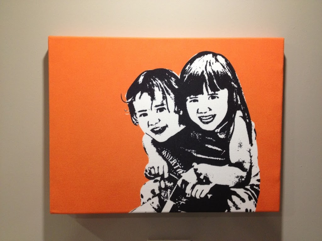 canvas print of girls 2