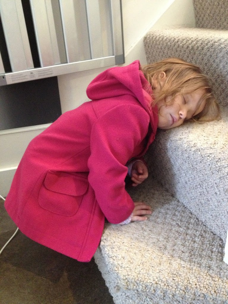 MY KIDS SLEEP IN SOME WEIRD-ASS PLACES