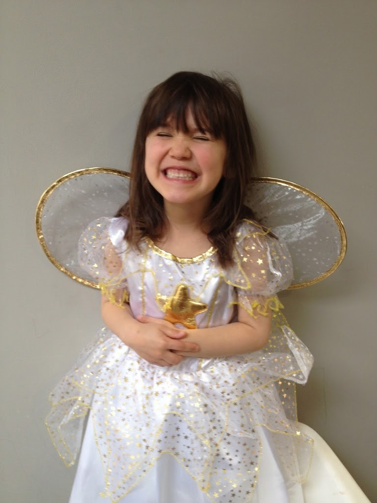 Big Sis in fairy fancy dress