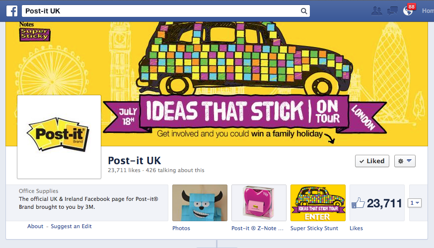 GETTING STICKY! (post-it super sticky notes promotion)