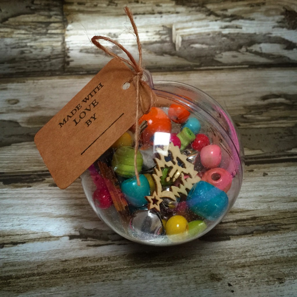 homemade Christmas decorations - finished bauble