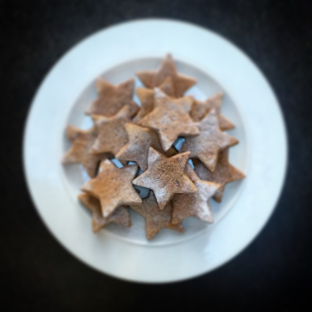 #nojunk gingerbread star cookies