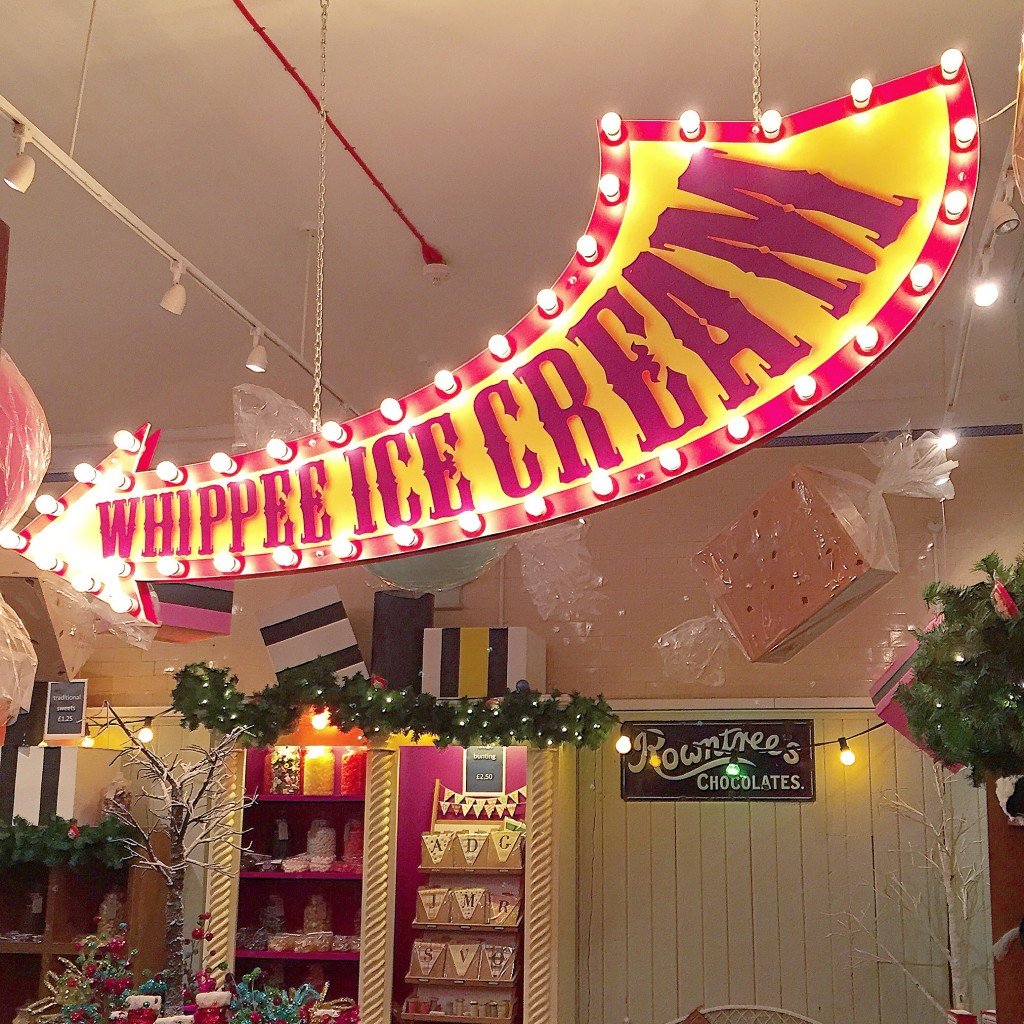 Waddesdon Manor sweet shop sign