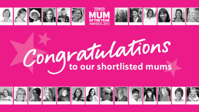 TESCO MUM OF THE YEAR AWARDS, 2015