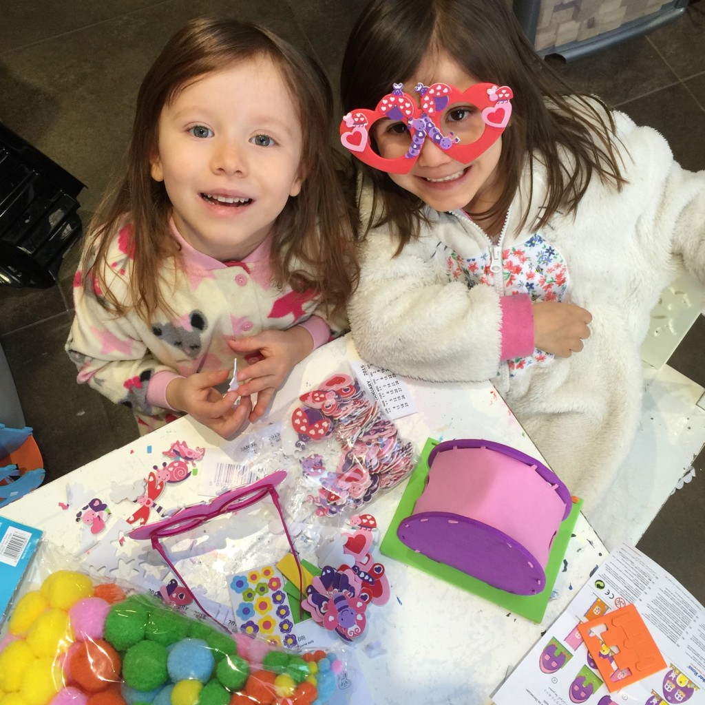 Baker Ross easter crafts table