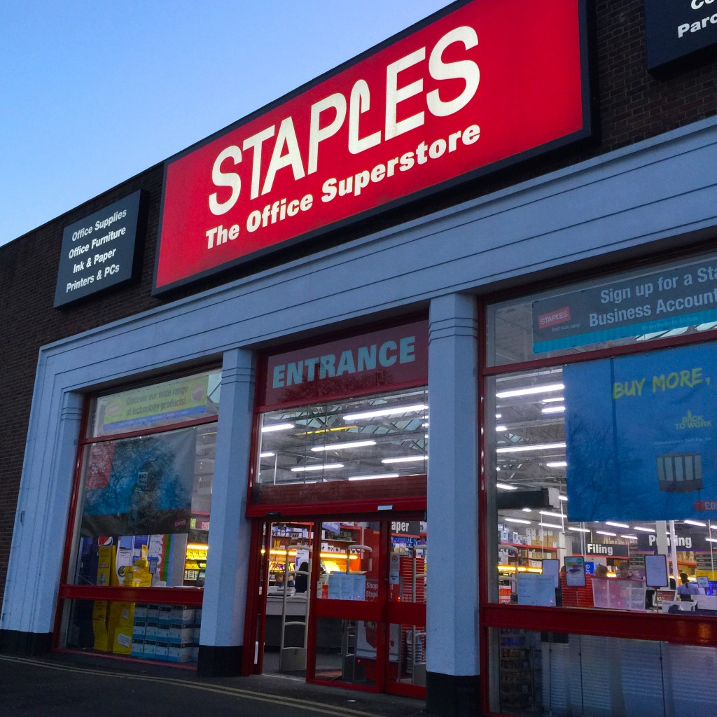 Staples exterior Project: Get Organised