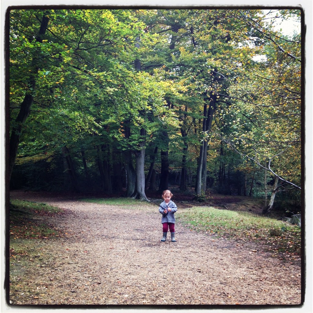 natalia walking through trees The Gallery