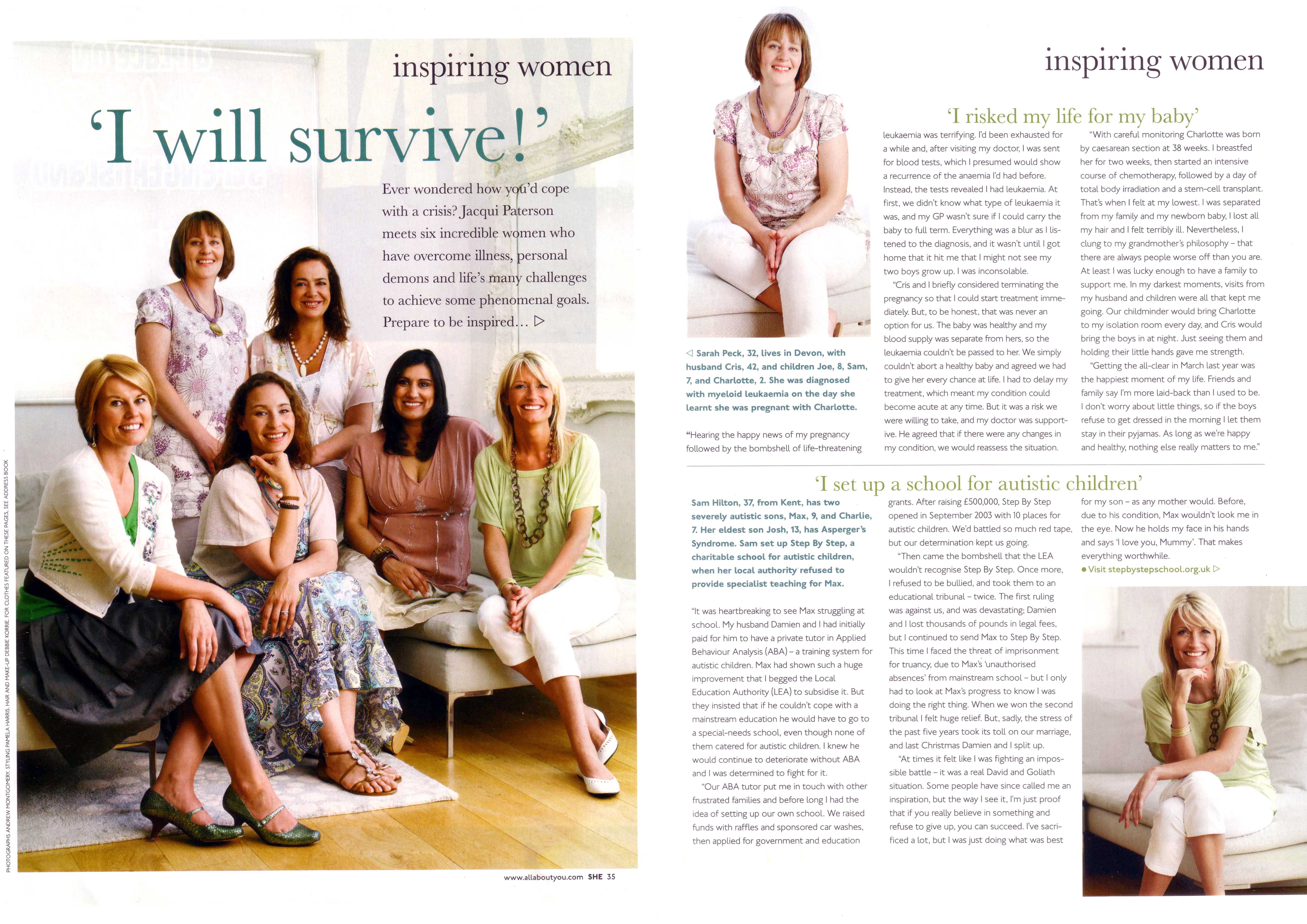 “Inspiring Women” – She magazine