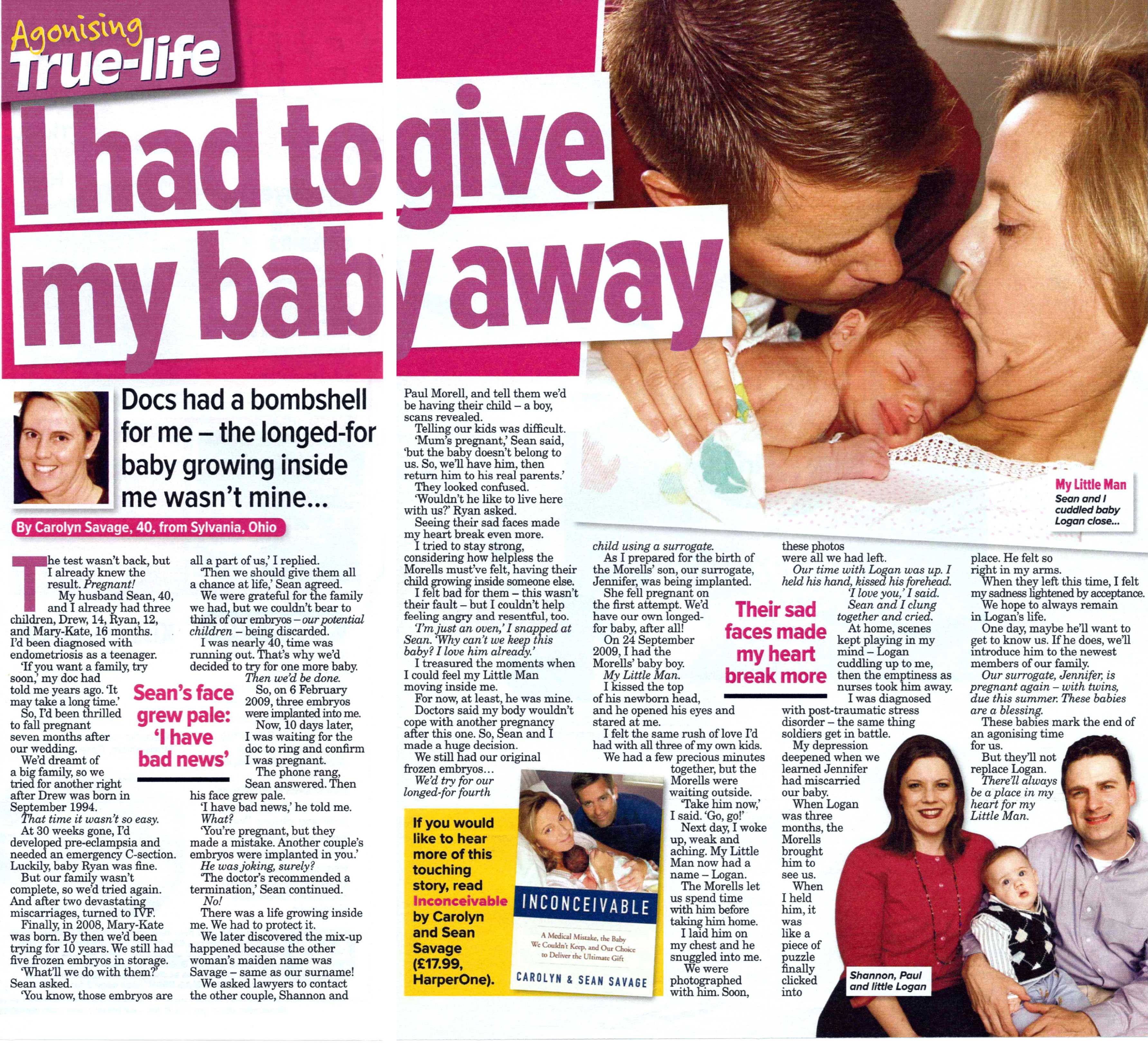 “I Had To Give My Baby Away”