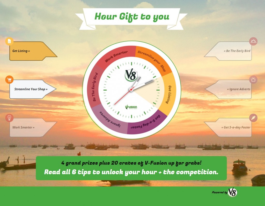 v8 hour gift to you
