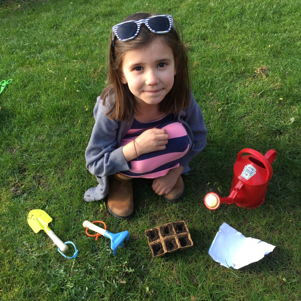 kids' gardening project