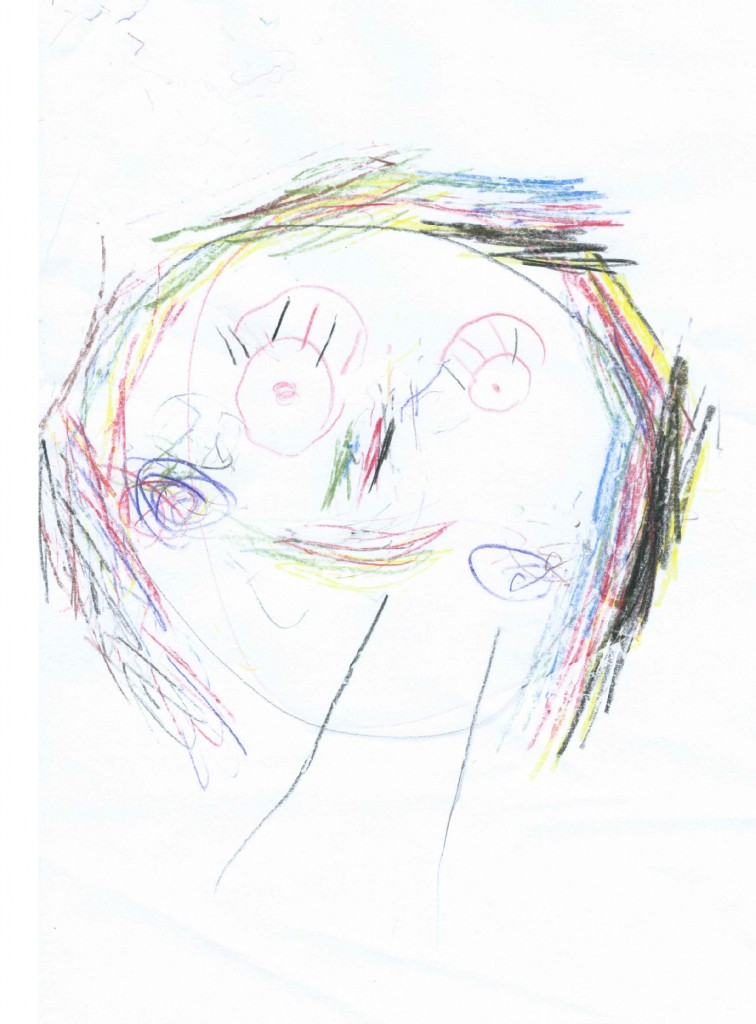 Lil Sis drawing of me