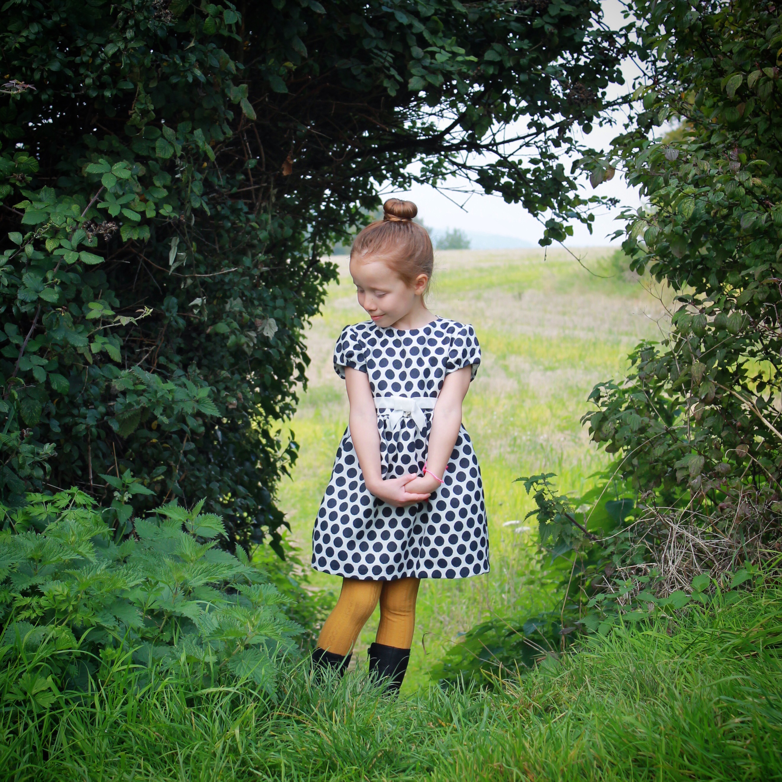 SEEING SPOTS // a cute & classy autumn party look for kids