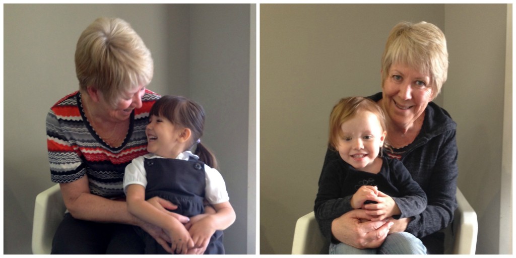 Mum with girls 