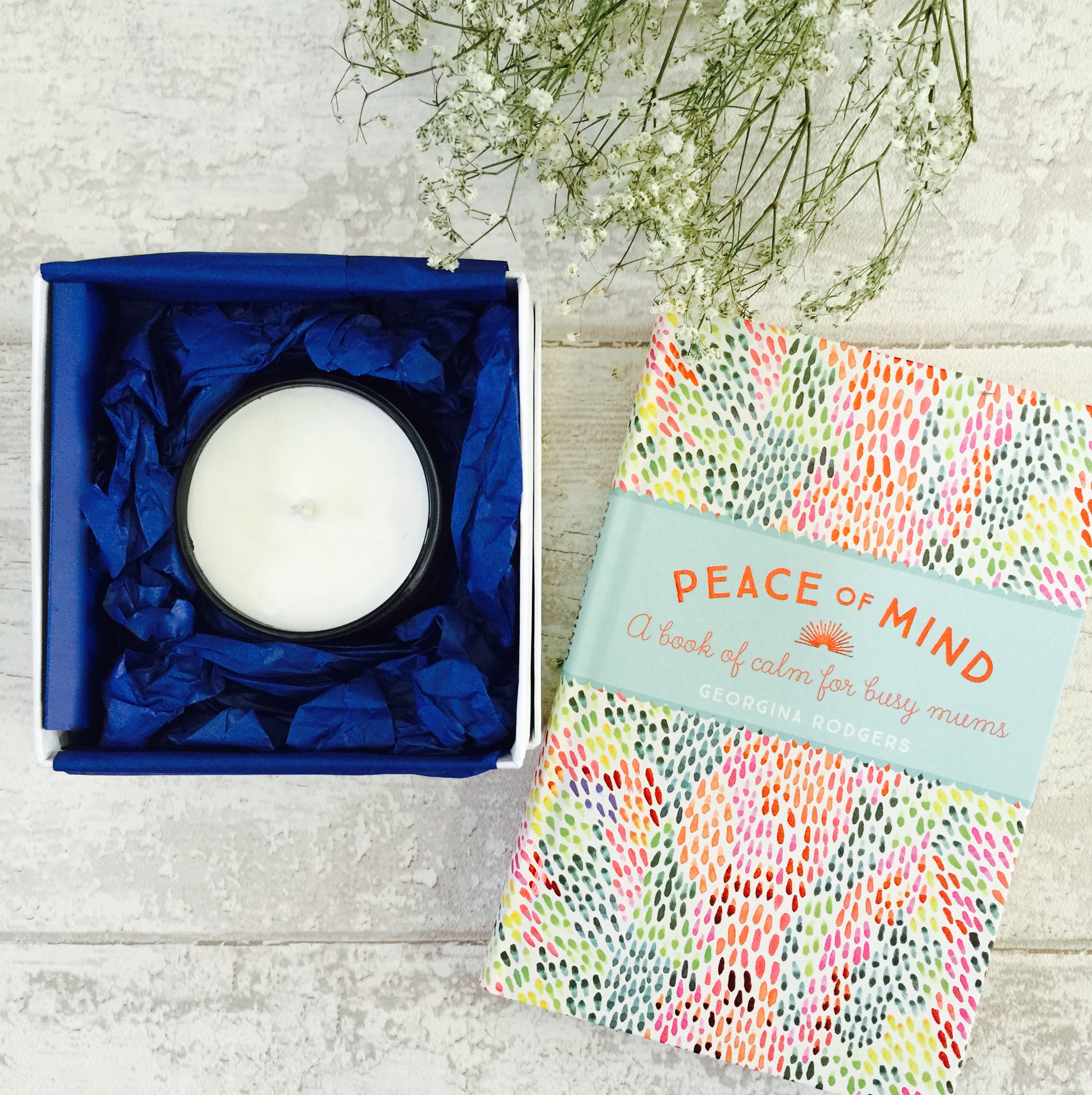 WIN! PEACE OF MIND BOOK & KARM SCENTED CANDLE