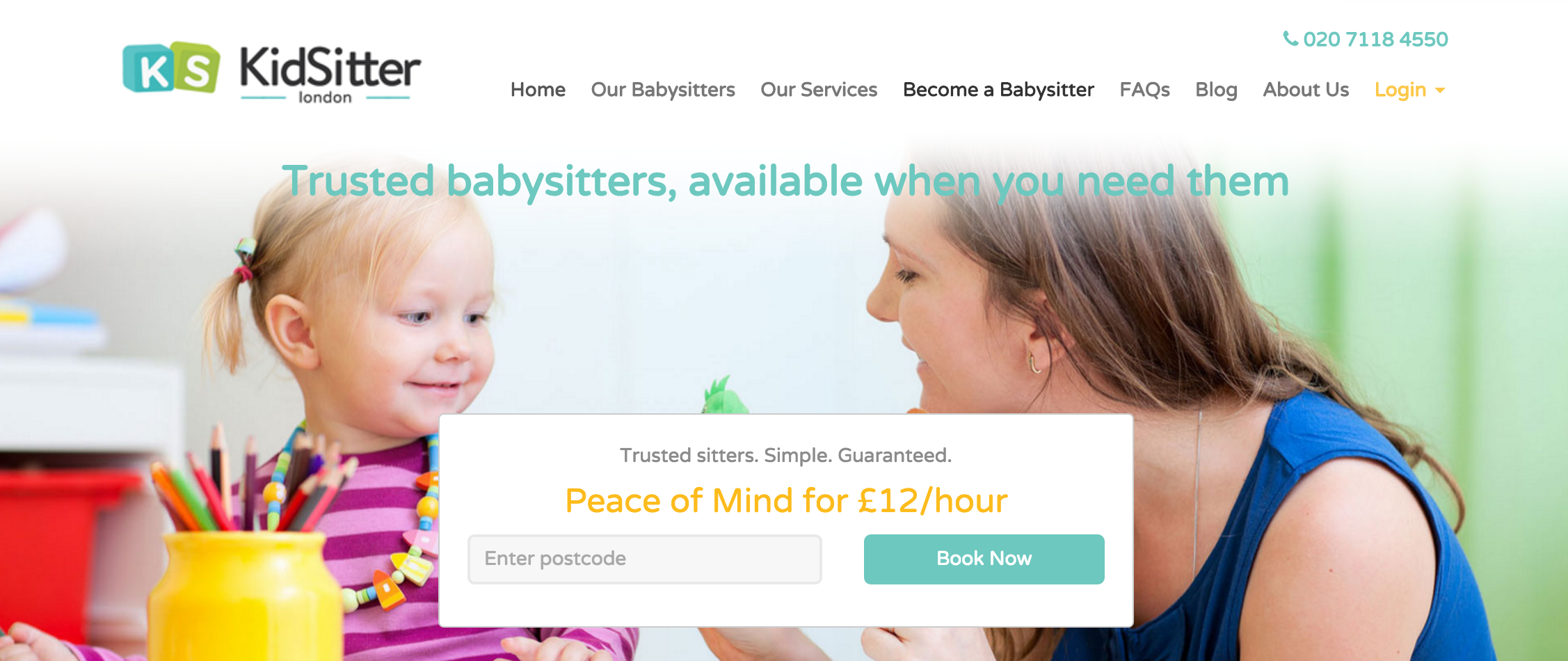 Kidsitter babysitting service