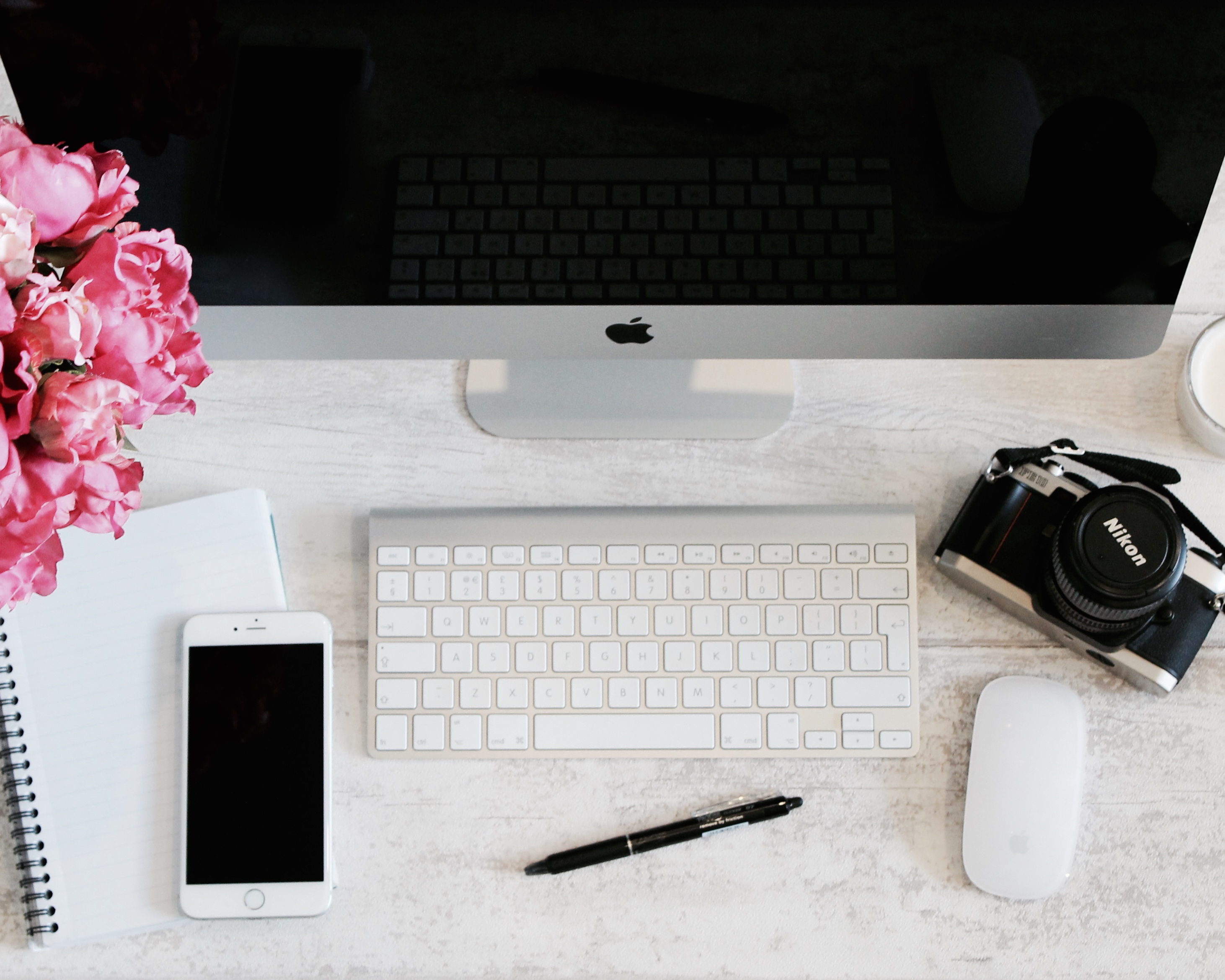 computer flat lay Habits of Successful People