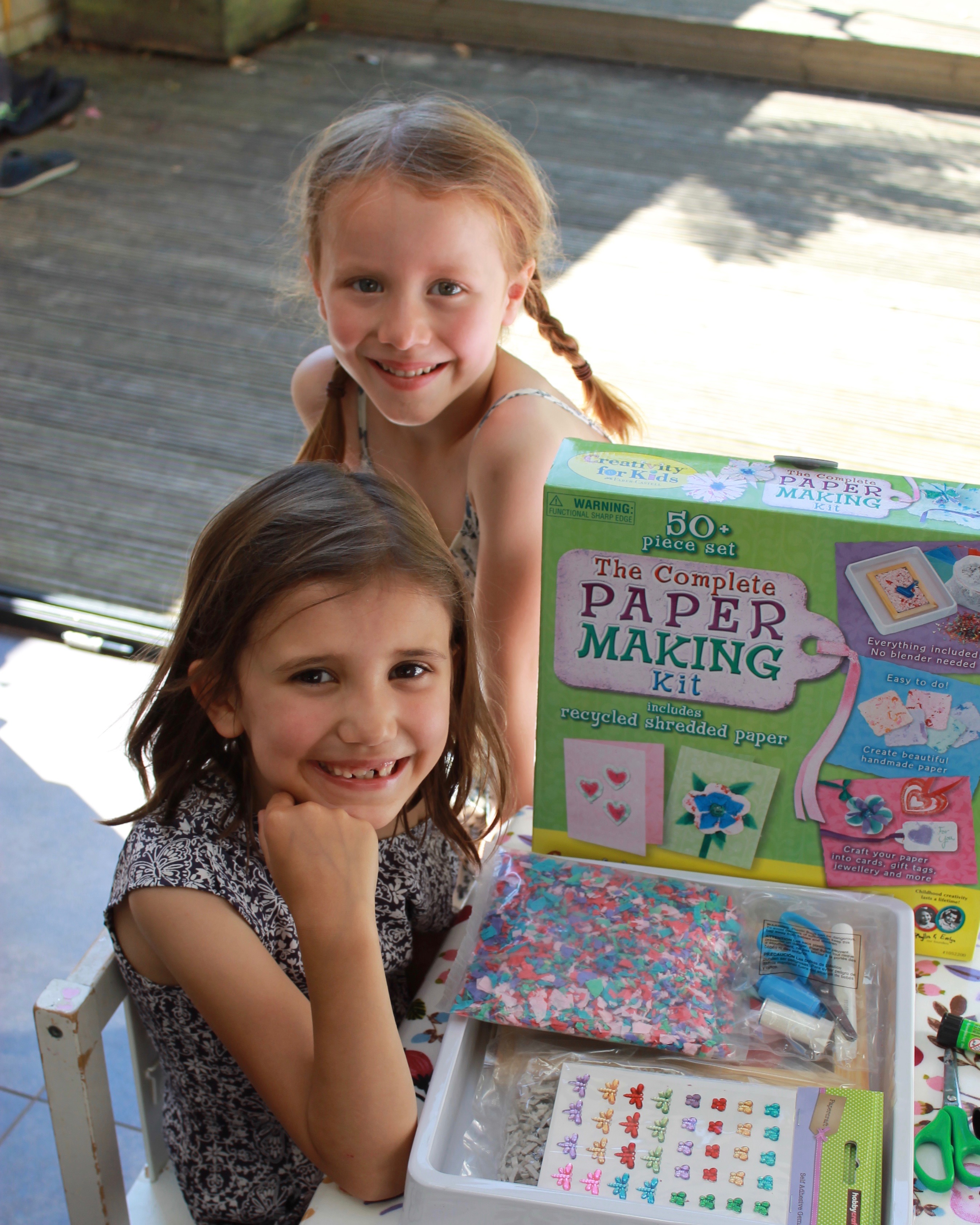 Easy crafts for children - paper making