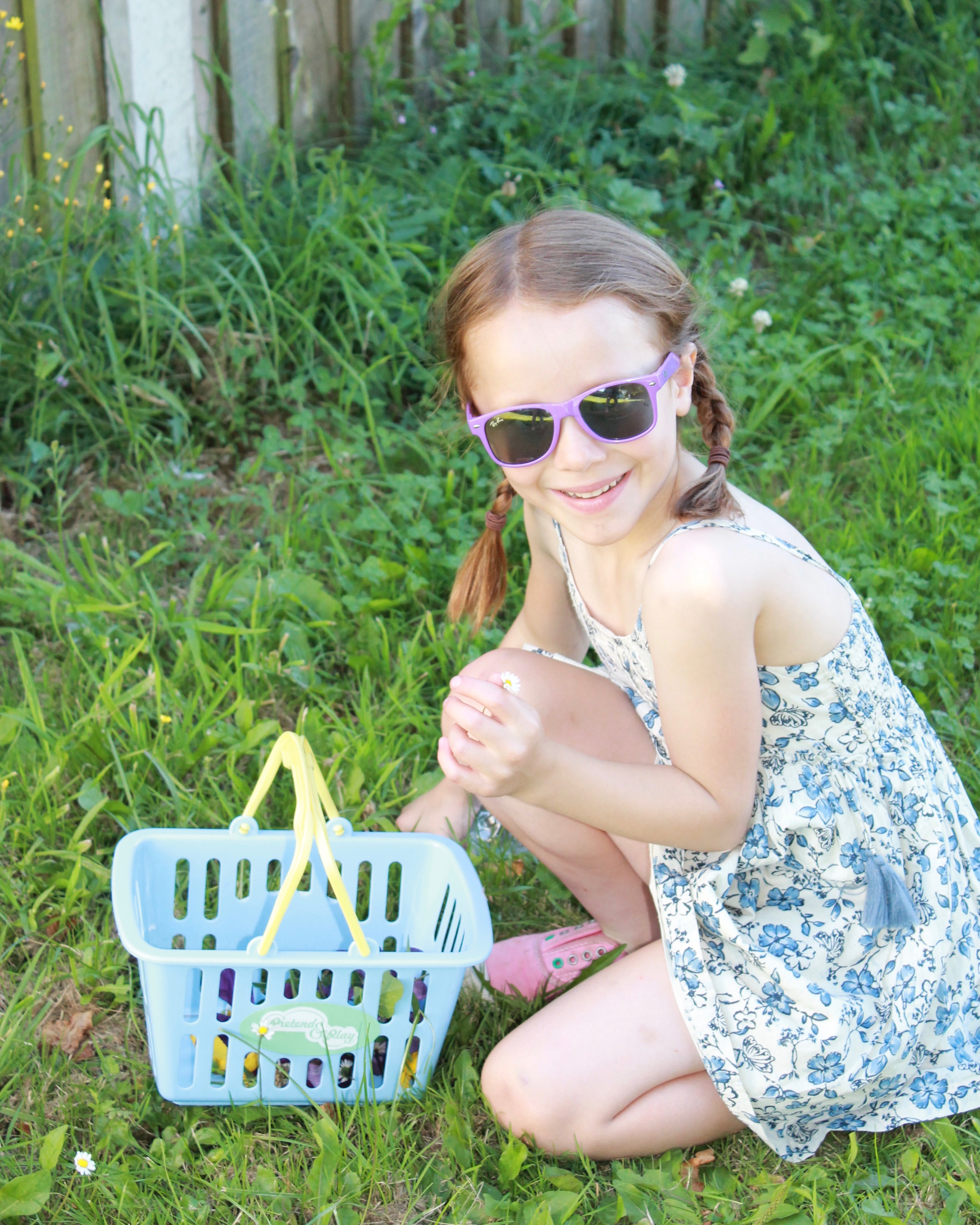picking flowers for pressing