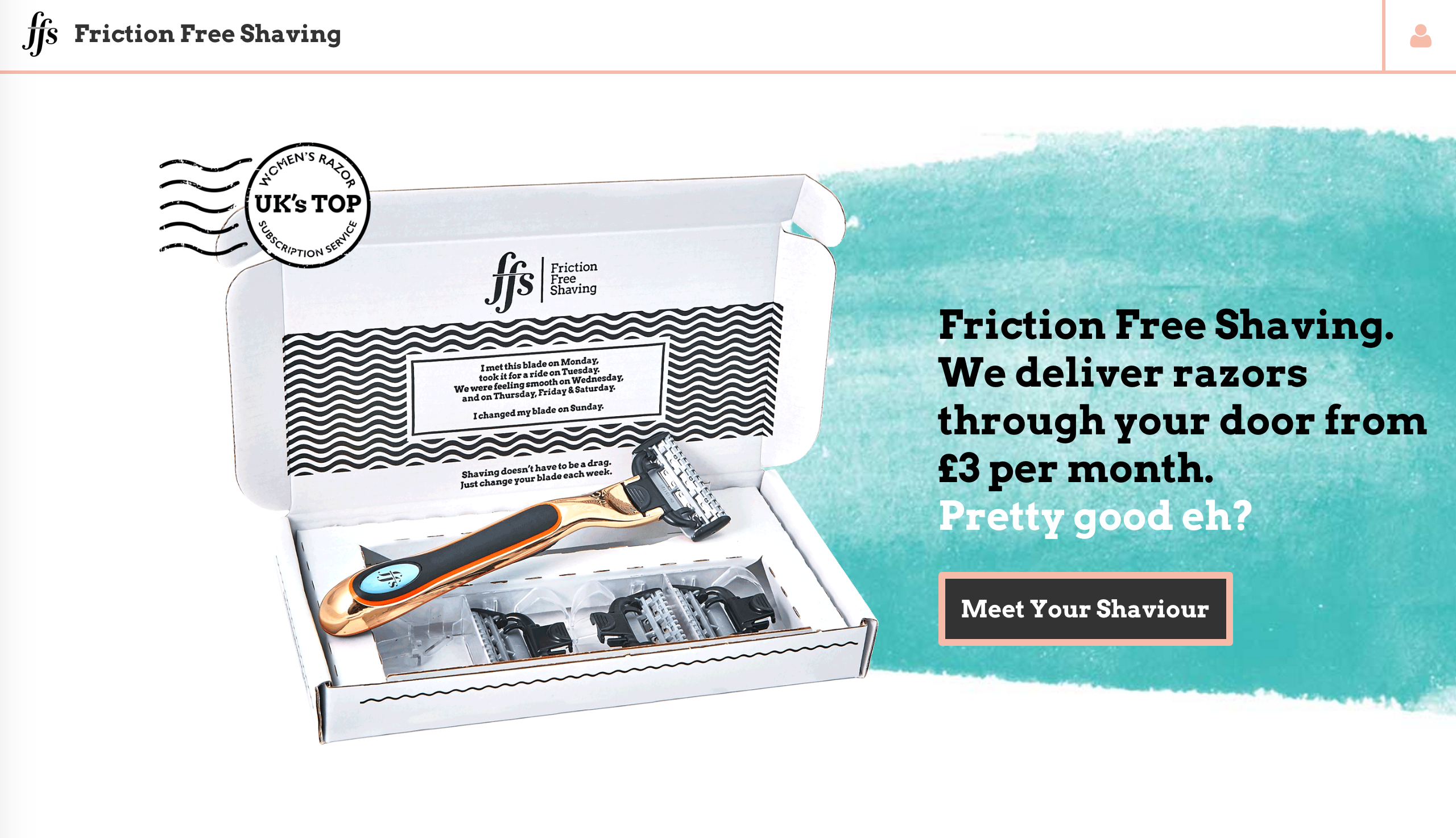 Subscription boxes Friction Free Shaving