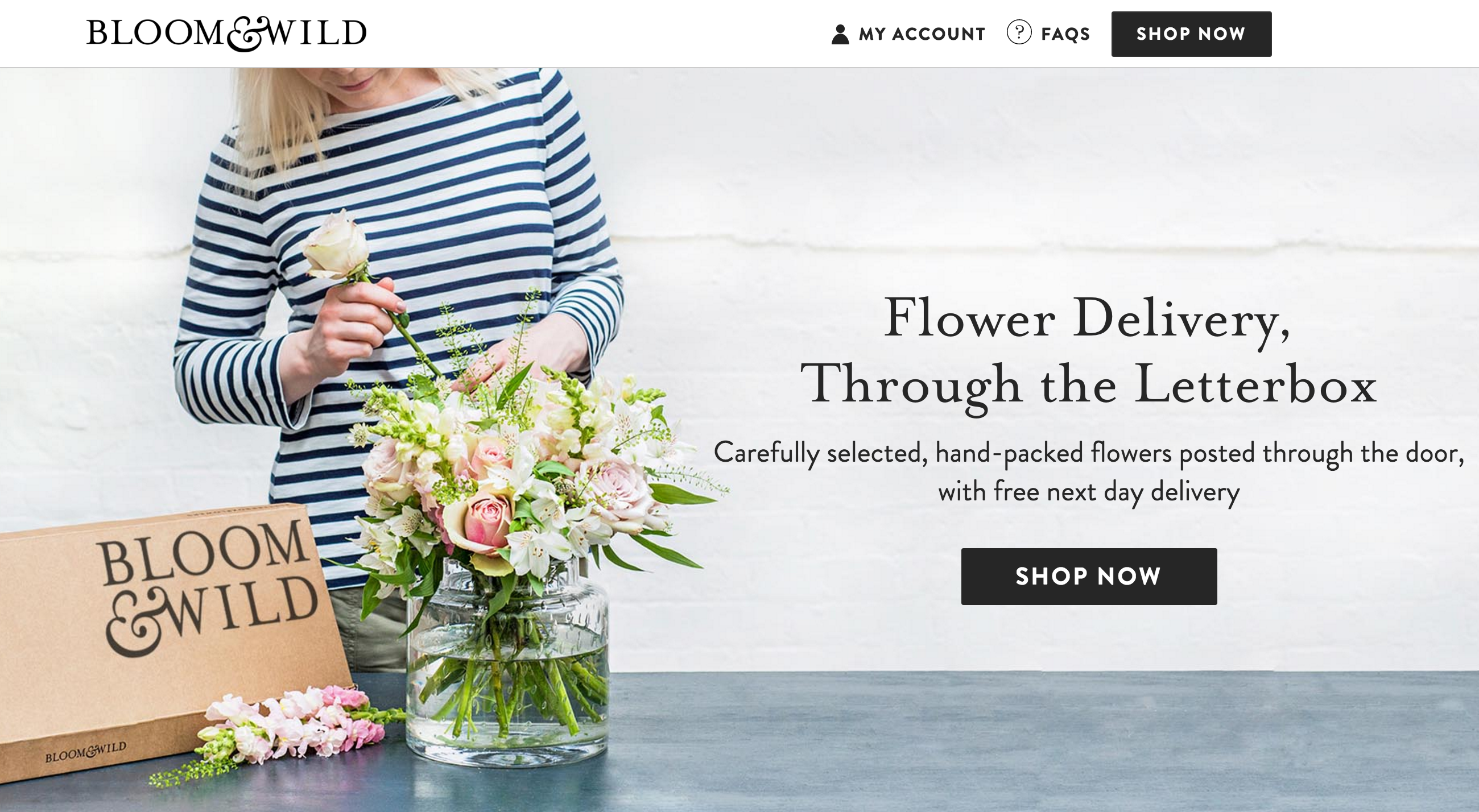 Subscription boxes Bloom & Wild