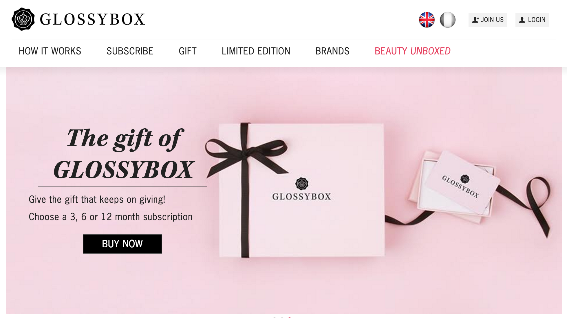 Subscription Boxes glossy box