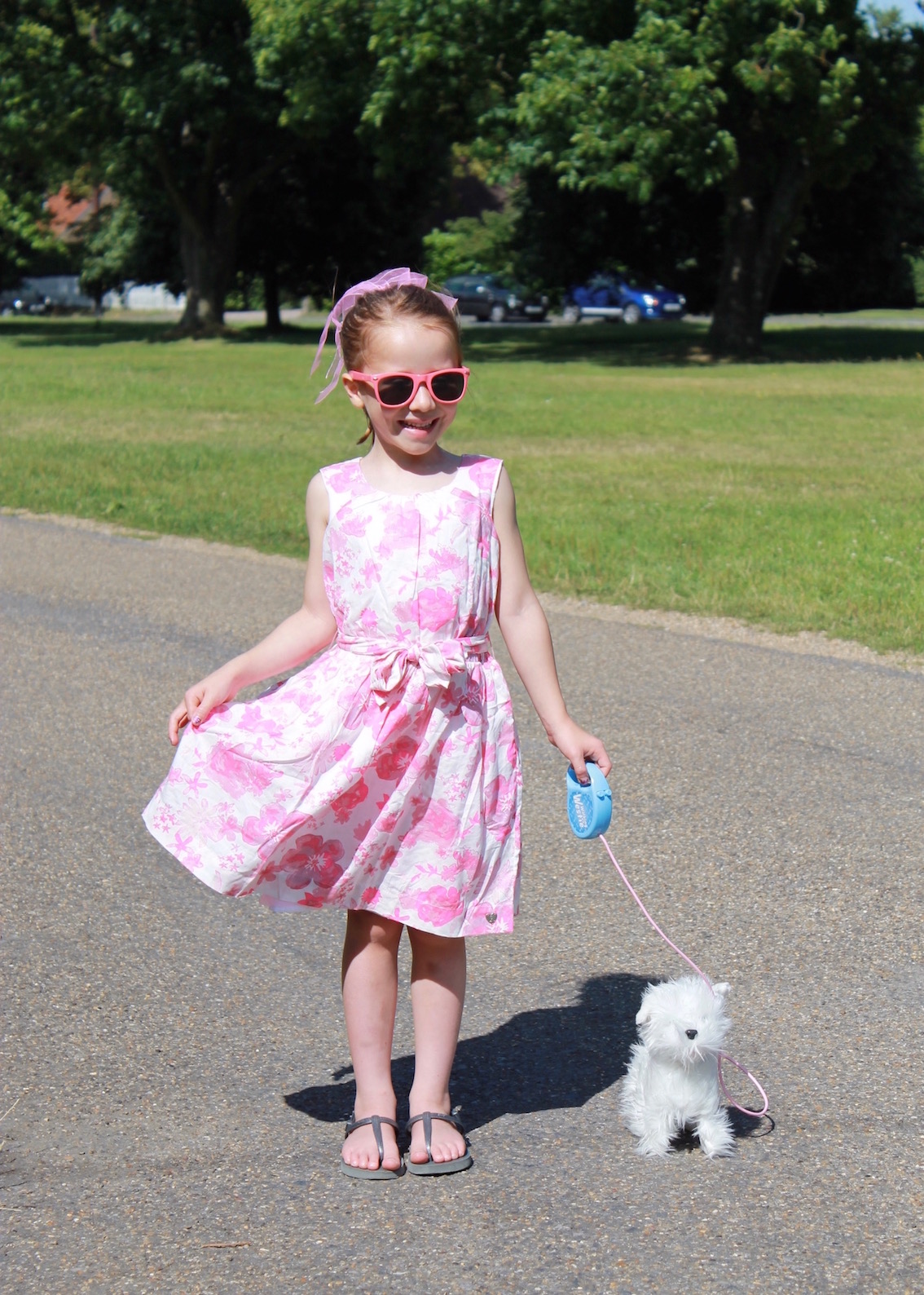 hatley walking dog