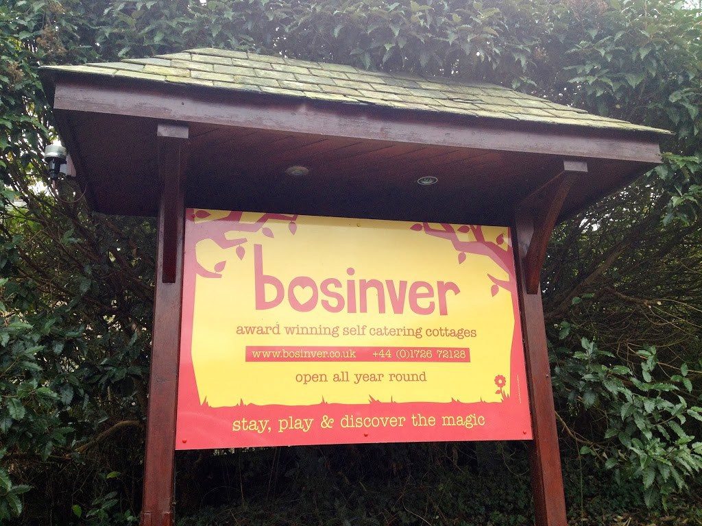 Bosinver Farm Cottages sign