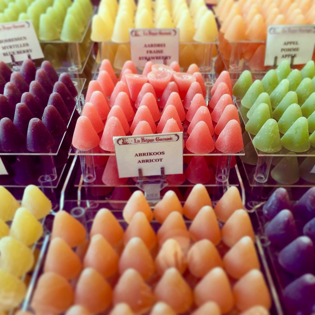 Bruges chocolatiere inside jellies