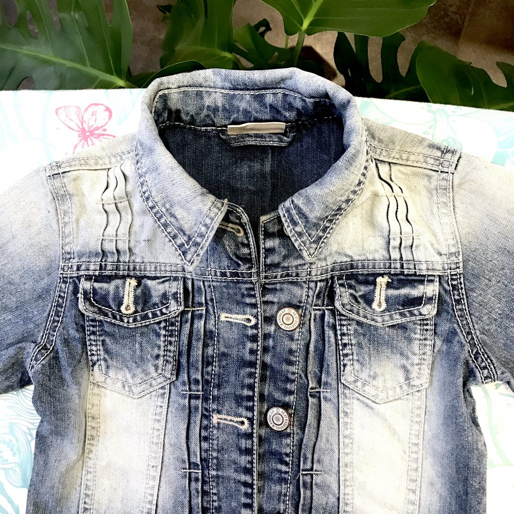 customised denim jacket