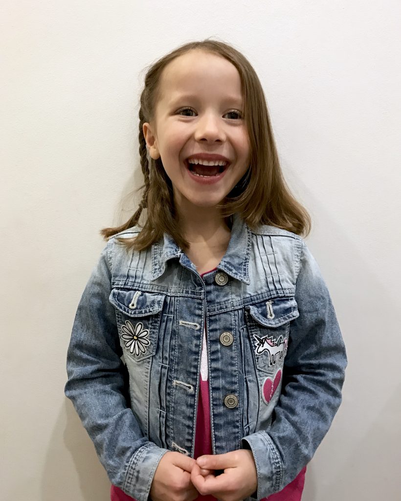 customised denim jacket patches lis sis grinning