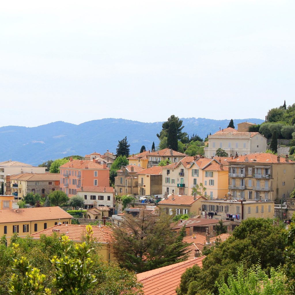 perfume capital of the world - Grasse skyline