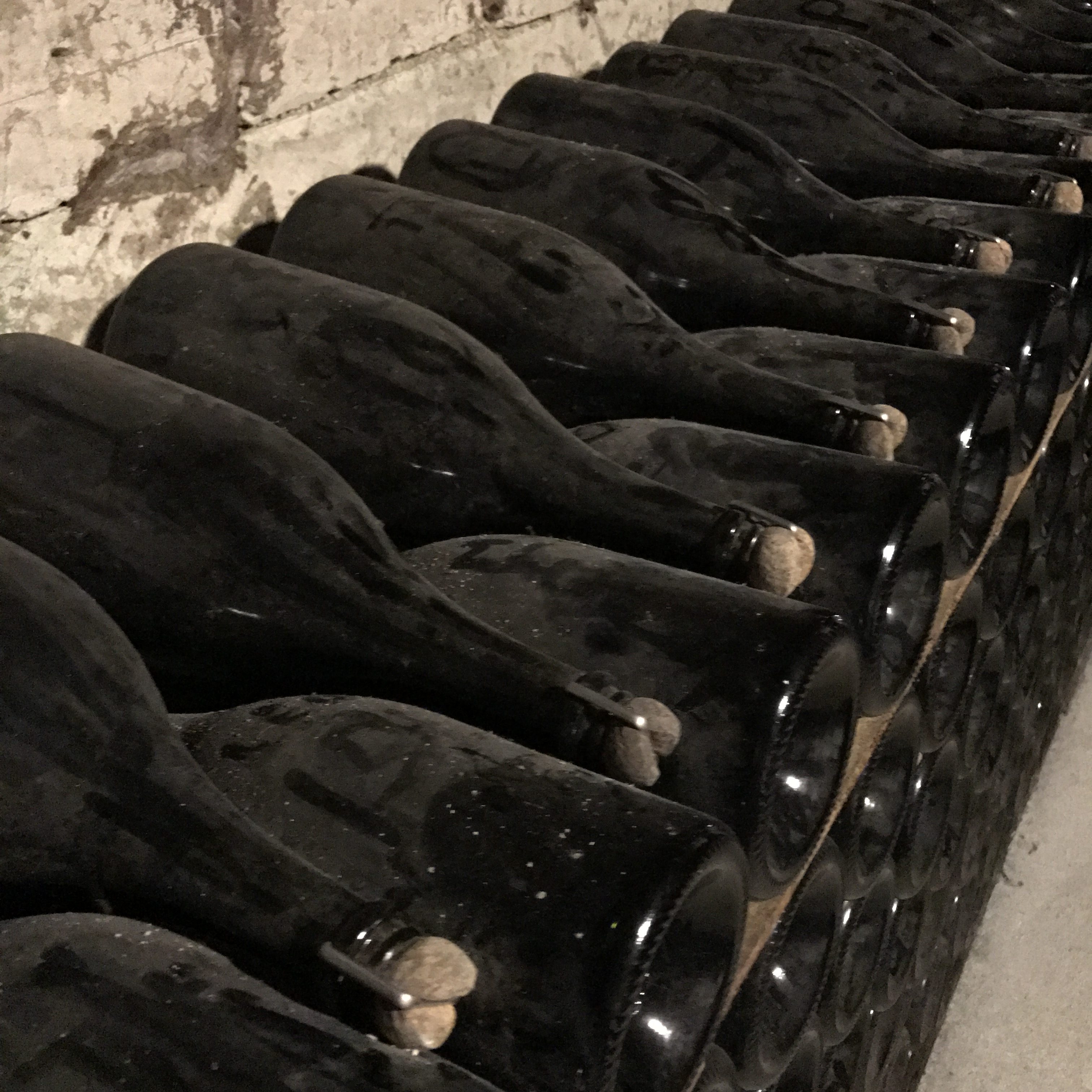 Champagne tunnels Dom Perignon