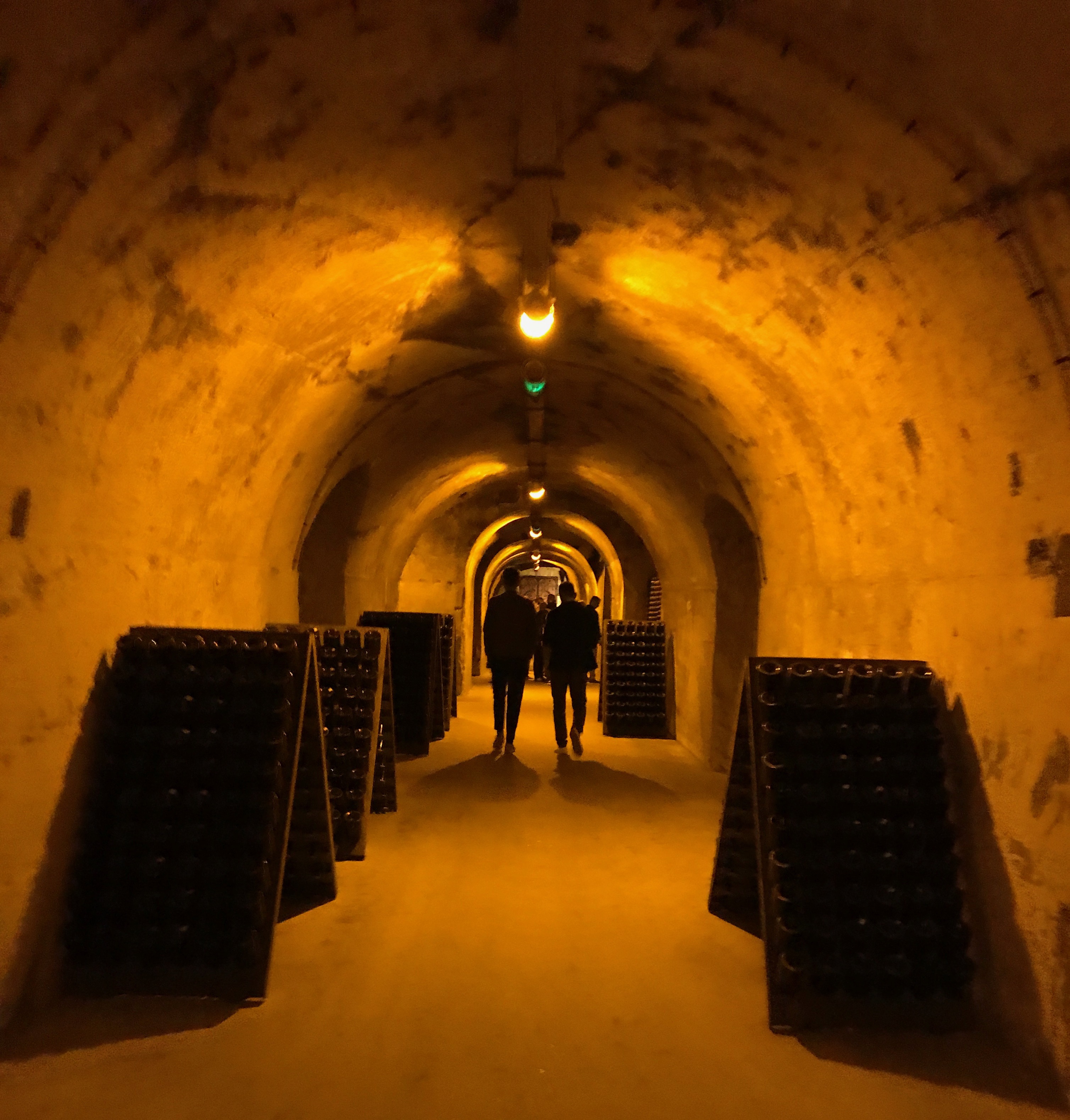 Champagne tunnels Taittinger 1