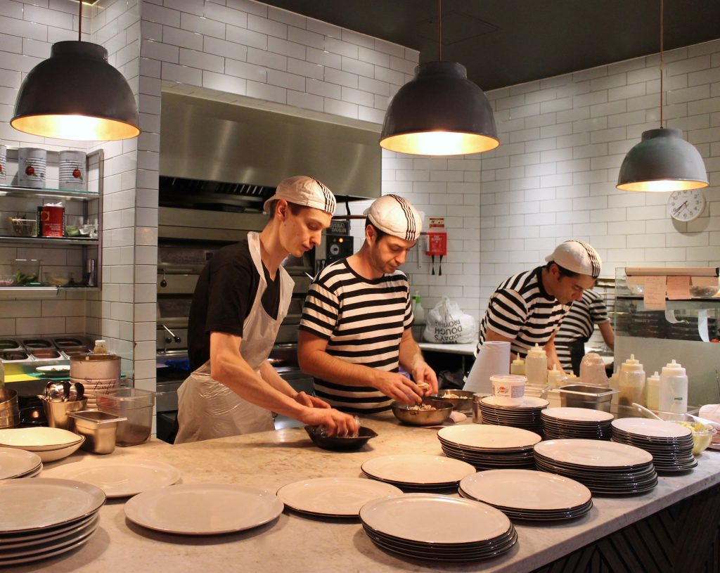 Pizza Express Live kitchen