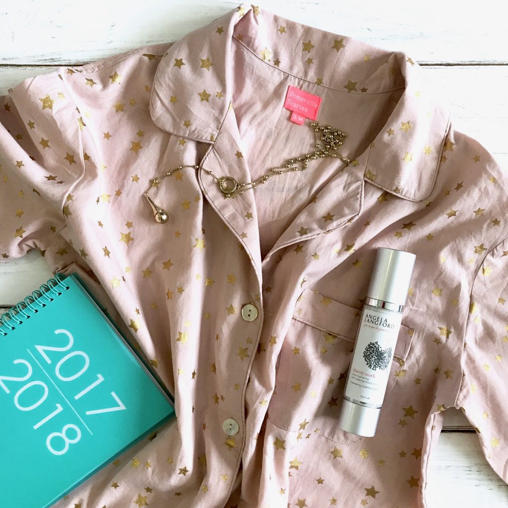 Somerville Scarves summer pyjamas flatlay