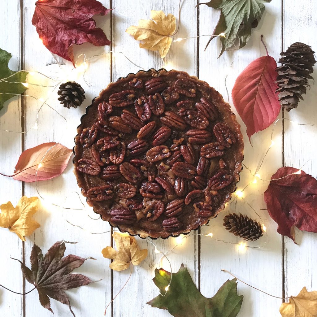 easy pumpkin pie recipe flat lay