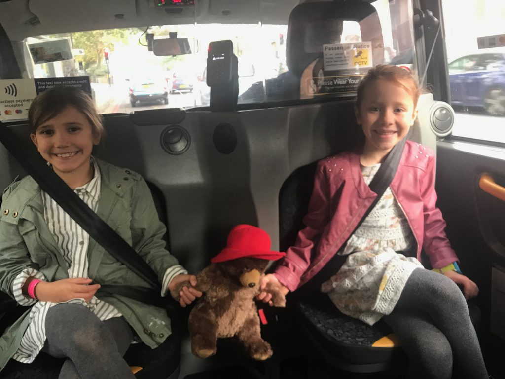 Paddington Bear movie taxi