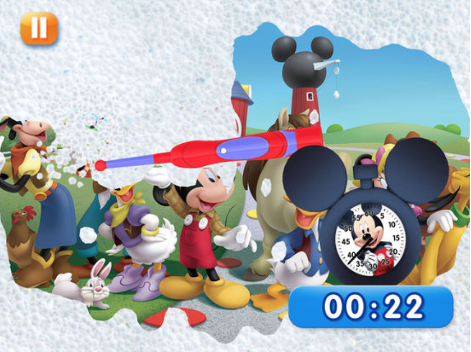 Kids' electric toothbrush app