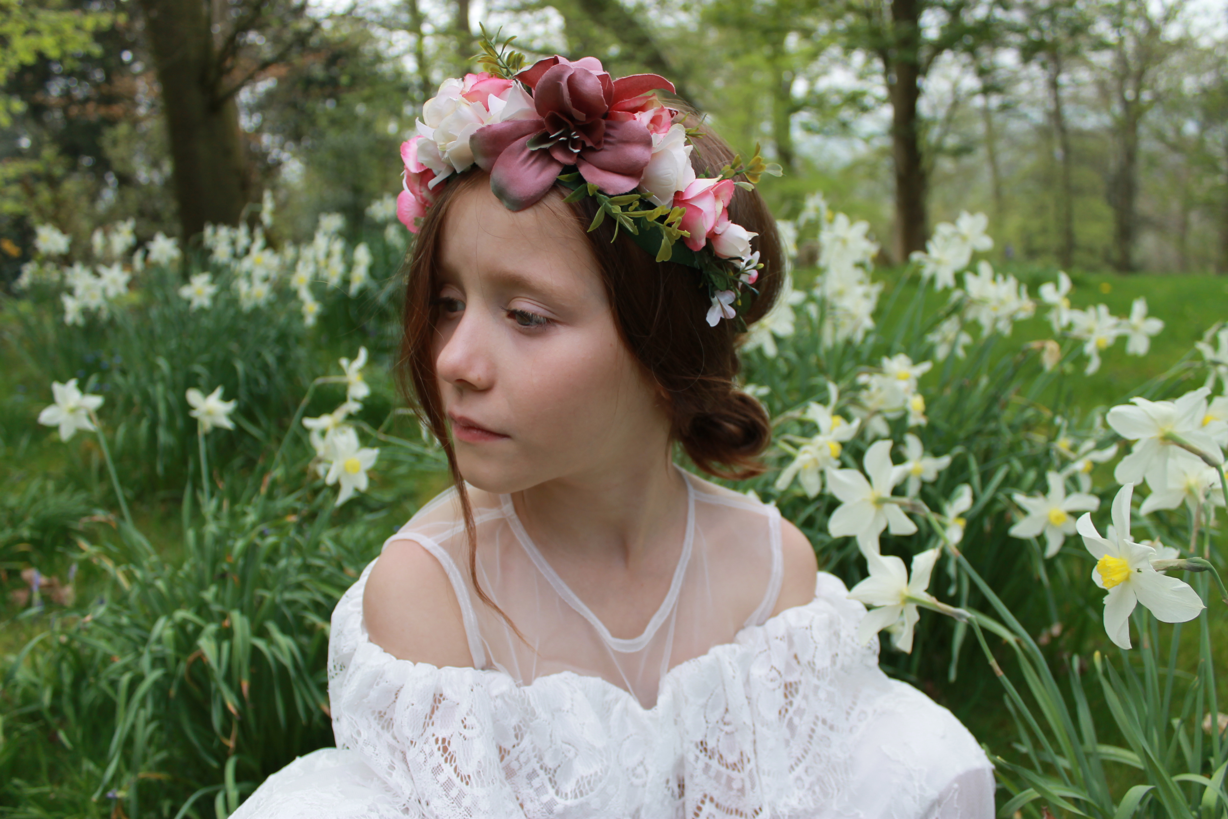 formal dresses for girls daffodils close up hair up