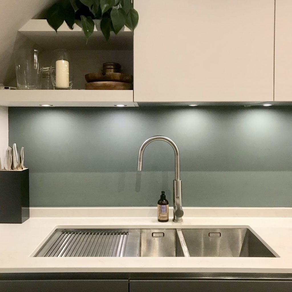 view of kitchen sink