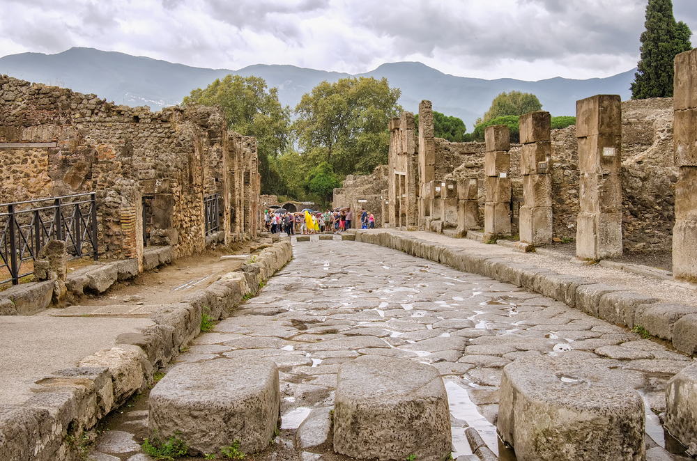 The buried ciity of Pompeii