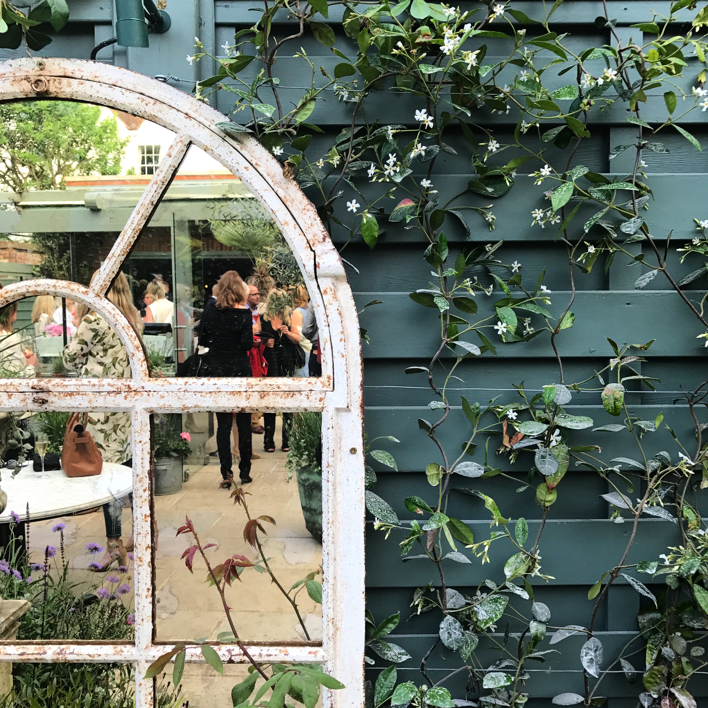 Afternoon tea The Ivy Marlow Garden mirror