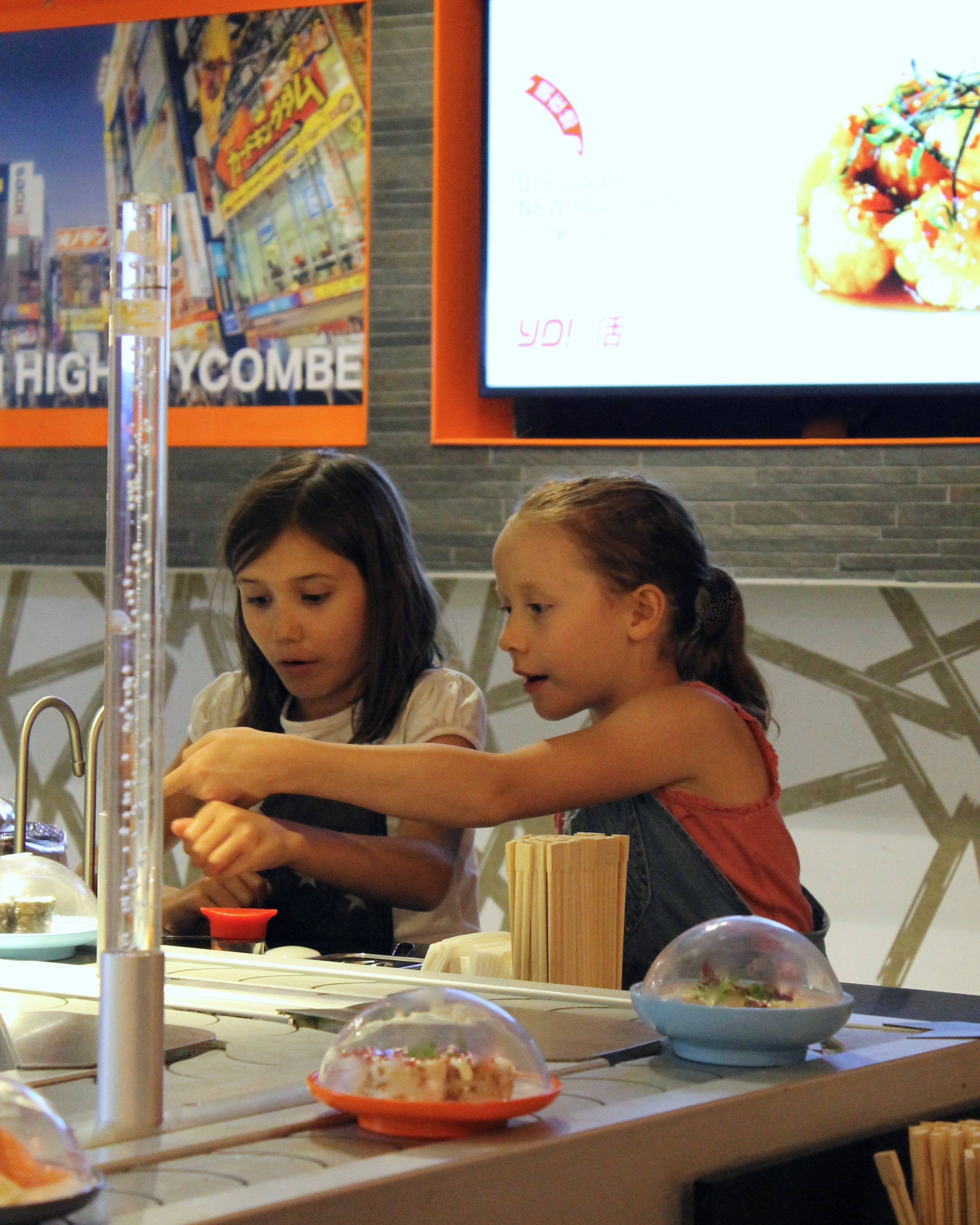 Yo Sushi! Kids' Menu train