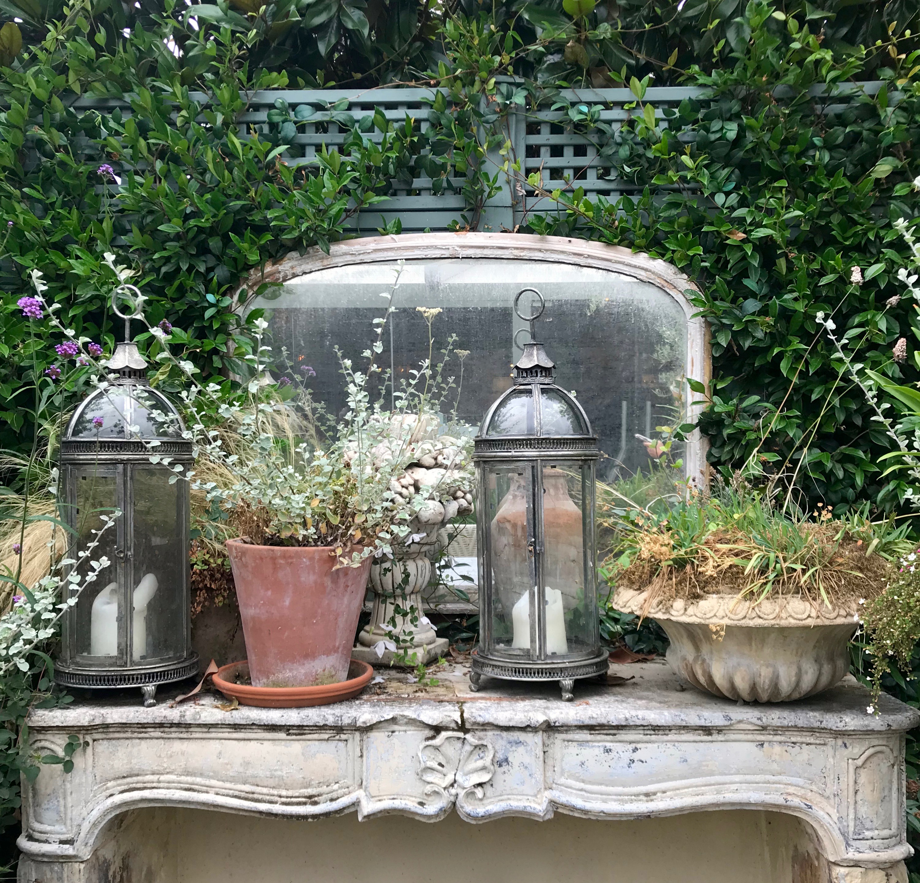 Afternoon tea The Ivy Marlow Garden garden shelf