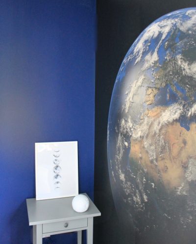 OUTTA THIS WORLD // space-theme bedroom makeover