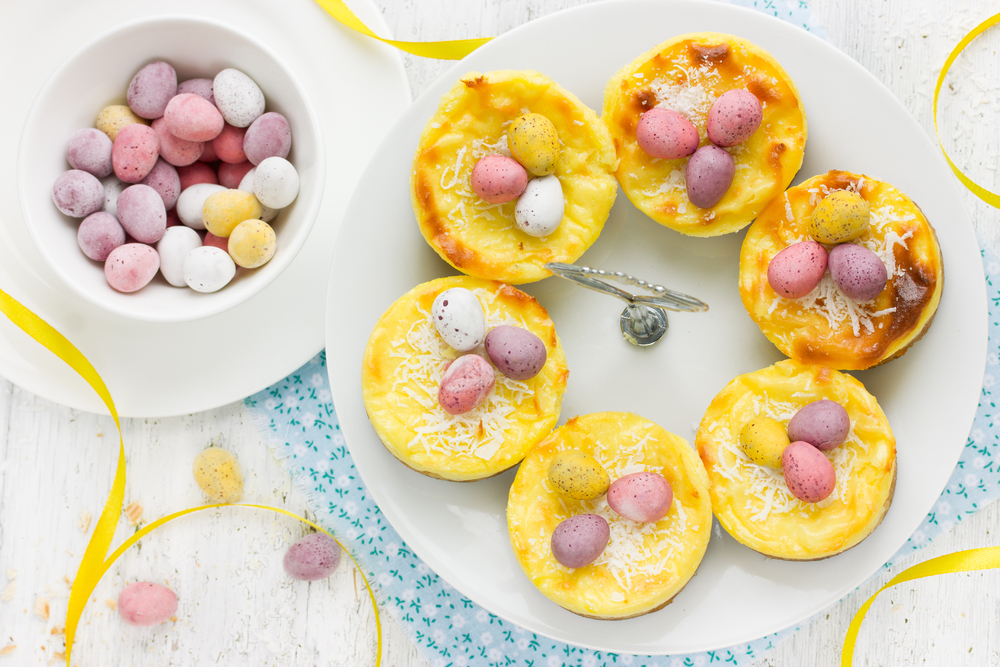 Cadburys mini eggs cheesecakes